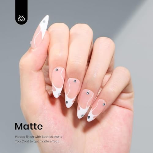 Beetles White Gel Nail Polish 15ml - UV Soak Off