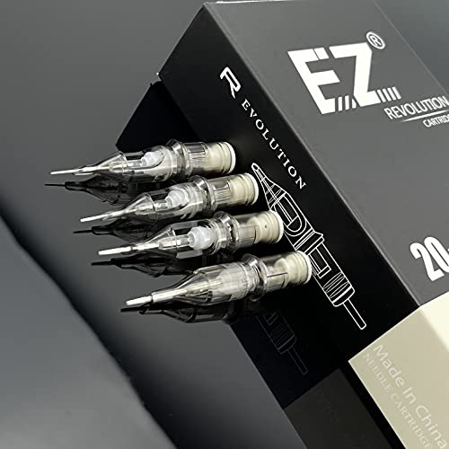 EZ Tattoo Cartridge Needles #12 5RL Round Liner 20pcs
