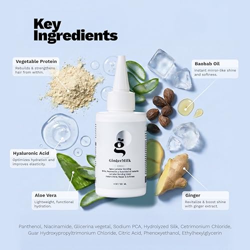 Ginger Milk Lamellar Water Hair Bonding Treatment, Post-Shampoo
