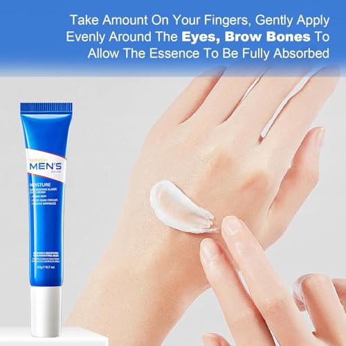 Retinol Eye Cream, Hydrating & Firming Under Eye Cream for Men, Wrinkles & Puffiness, Reduces Dark Circles, Nourishing Elastic Formula, 20g / 0.7 fl.oz
