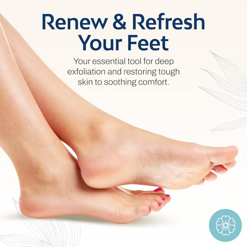 HartFelt Foot Exfoliating Sponge - Gentle Callus & Dead Skin Scrubber, 2-Pack