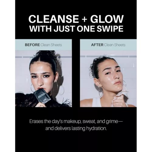 4.AM Clean Sheets Facial Cleansing Wipes - Fragrance-Free, 5ct