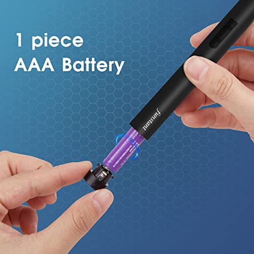 Upgraded Eyebrow Trimmer, Precision Detailer Battery-Operated Eyebrow Razor and Shaper, Electric Facial Hair Trimmer with Comb, Dual-Blade Grooming Tool, No Pulling Sensation