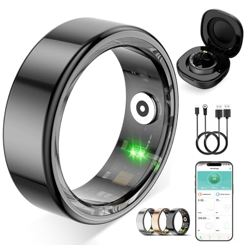 ZBNMY Smart Ring - Black, Size 9 for Stylish Connectivity