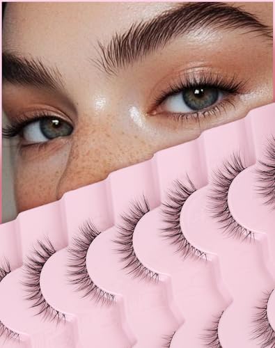 ChirpyLuna Natural Cat Eye Lashes 12MM - 7 Pair Pack
