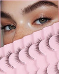 ChirpyLuna Natural Cat Eye Lashes 12MM - 7 Pair Pack