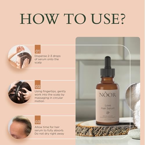 NOOR Hair Growth Serum with Argan Oil for Hair Loss