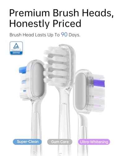 Laifen Wave Sonic Electric Toothbrush with App Control & 3 Heads