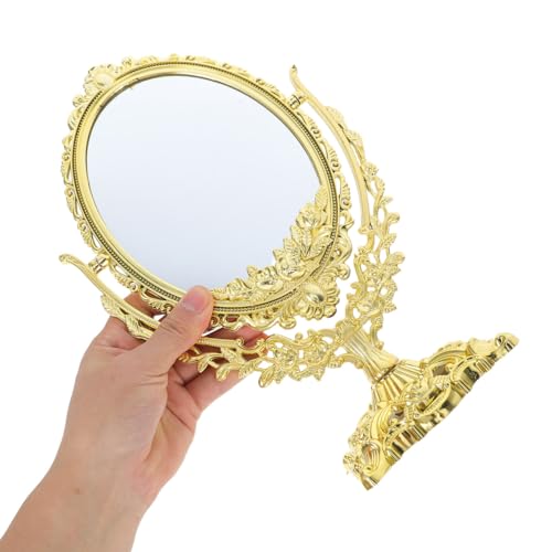 Ipetboom 13" Vintage Oval Vanity Mirror Double Sided Makeup