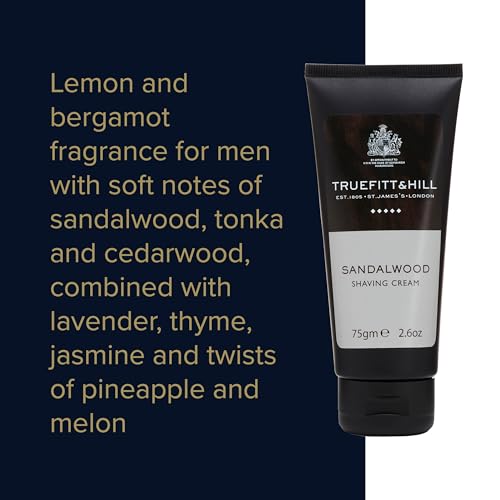 Truefitt & Hill Sandalwood Shave Cream Tube 75gm
