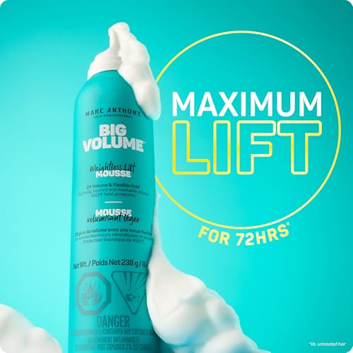 Marc Anthony Big Volume Weightless Mousse for Fine Hair