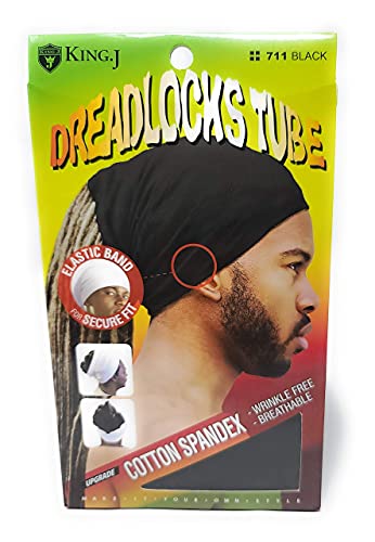 King.J Dreadlocks Tube Headband Cotton Spandex