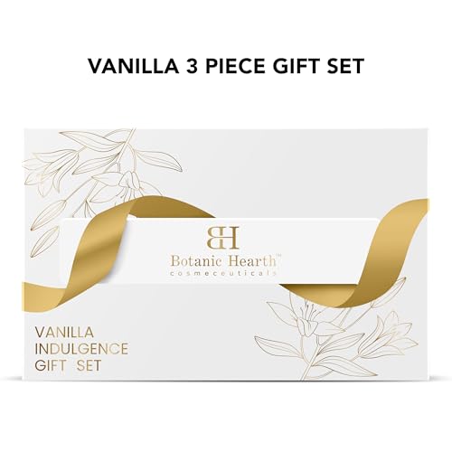 Botanic Hearth Christmas Gift Set For Women & Men | Body Scrub, Moisturizing Body Wash, Nourishing Body Lotion | 3|Piece Set | Birthday, Wife, Girlfriend, Sister | 12.2 Fl Oz