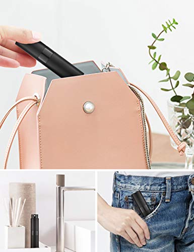 LISAPACK 8ml Refillable Travel Perfume Atomizer Spray Bottle