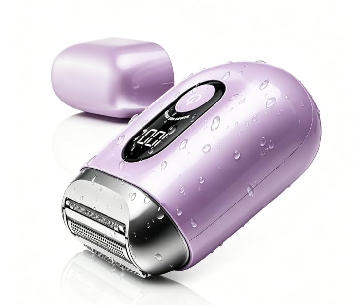 Electric Foil Shaver for Women with LED Light