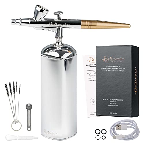 Belloccio Cordless Handheld Airbrush System - Rechargeable