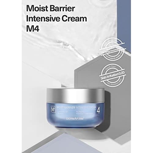 Dermafirm Moist Barrier Intensive Moisturizer Face Cream M4 | Korean Face Moisturizer Face Lotion for Hydration & Nourishment w/Ceramide, Peptide & Collagen | No Animal Trials No Paraben 1.69 fl oz