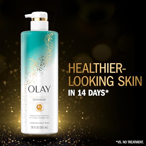 Olay Cleansing & Strengthening Women's Body Wash with Ceramide and Vitamin B3 Complex 20 fl oz (Pack of 4)