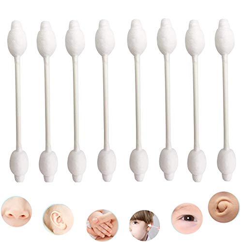 Biodegradable Baby Cotton Swabs with Large Tips - 224 Count