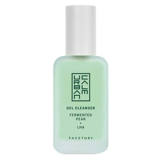 FACETORY Urban Calm Gel Cleanser Mini Travel Size 30ml - Korean Skincare Face Wash - Hydrating Face Wash with Fermented Pear & Capryloyl Salicylic Acid LHA - Gel Cleanser Face Wash for All Skin Types