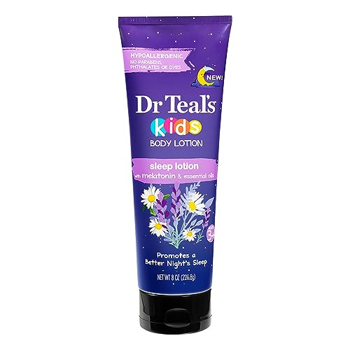 Dr Teal's Kids Sleep Body Lotion, with Melatonin & Essential Oil Blend, 8 fl oz