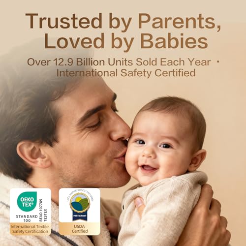 Winner Baby Dry Cotton Wipes Unscented 600 Count Pack of 6