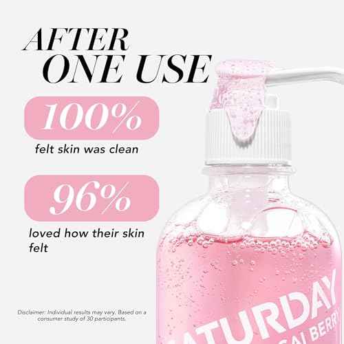 Saturday Skin Hydrating Gentle Facial Gel Cleanser Makeup Remover Sensitive Skin Face Wash Antioxidant Vitamin Brightening Smoothing | Korean Skin Care CICA Acai Berry Oats