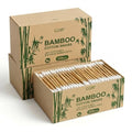 Eco-Friendly Bamboo Cotton Swabs - 1050 Count, Double Tipped