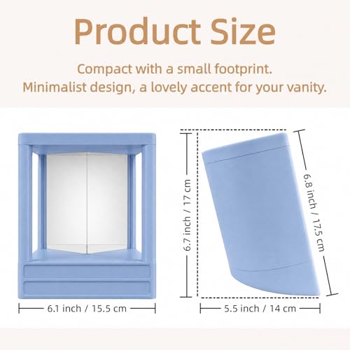 Non-Reversing Tabletop Mirror for True Image Reflection