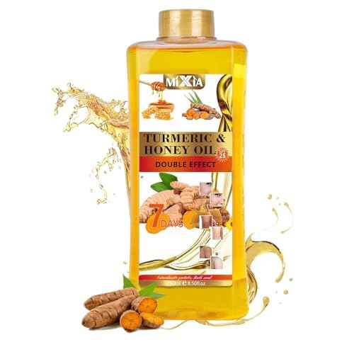 Dyale Turmeric Oil, Turmeric Oil for Skin, Natural Moisturizing Nourishing for Face and Body Oil For All Skin Types (250ml)