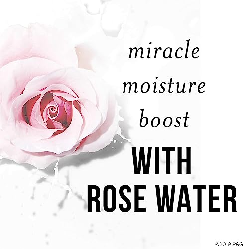Pantene Nutrient Blends Miracle Moisture Boost Rose Water Conditioner for Dry Hair, Sulfate Free, 8 Fl Oz (Pack of 2)