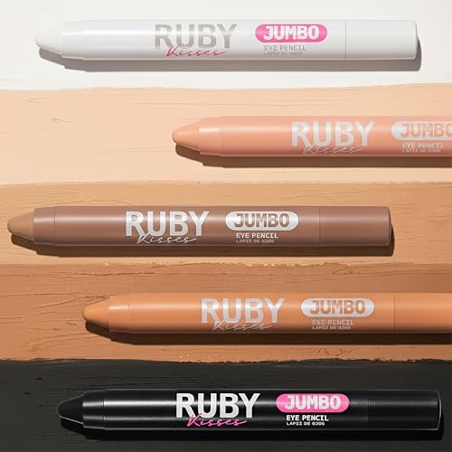 Ruby Kisses Jumbo Eye Pencil - Multi-Use Eyeliner & Eyeshadow (White)