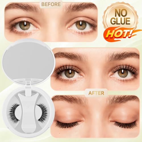 Magnetic Eyelashes with Applicator – Reusable, No Glue