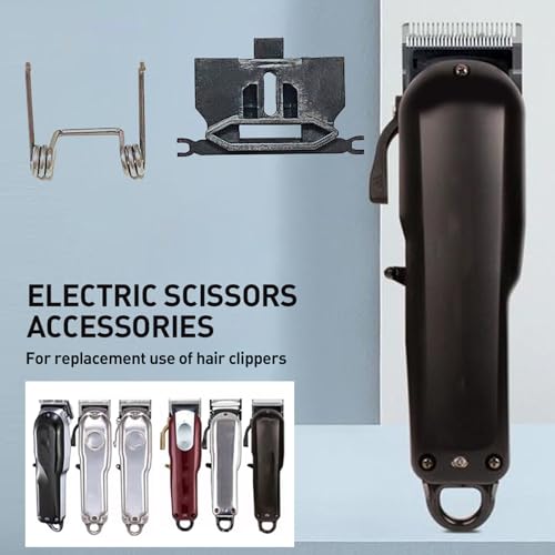 Hair Clippers Spring Tension & Cam Follower Swing Head for WAHL Magic Clip 8148/8504/8591/1919 Repair Part (Cam Follower & Double Torsion Spring)