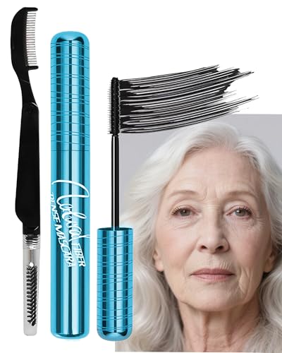Waterproof Mascara for Older Women 60+, Volumizing & Hypoallergenic