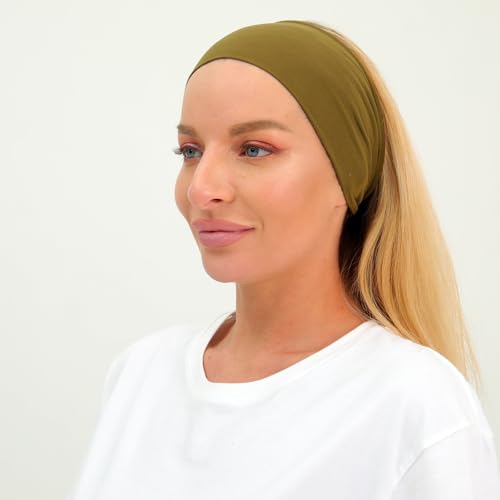 Wide Workout Headband for Women Non-Slip Sweat Bands