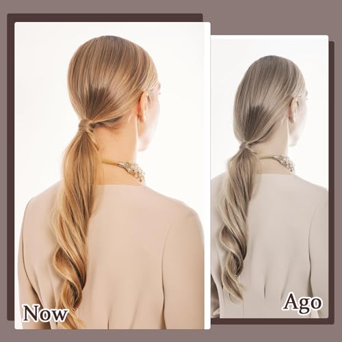 Hair Bumps Volume Set with 105 Clips & Comb - Dark Brown