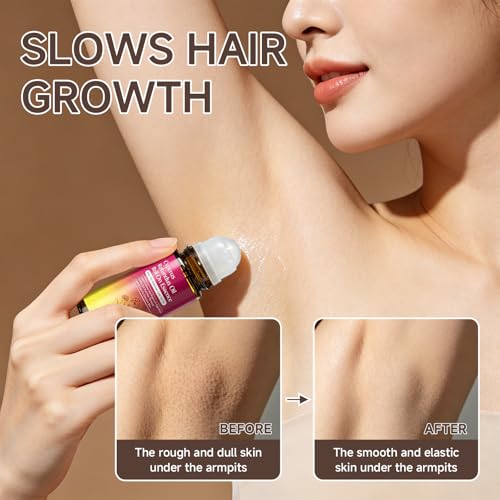 Cyperus Rotundus Oil Roll-On for Gentle Hair Removal - 2.02 Fl Oz