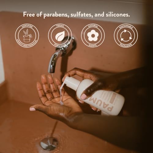 PAUME Exfoliating Hand Cleanser, Silicon Free, Paraben Free, Vegan, Exfoliating Soap with Essential Oils, Hydrating Hand Soap for Gentle Cleanse, 10 Fl Oz