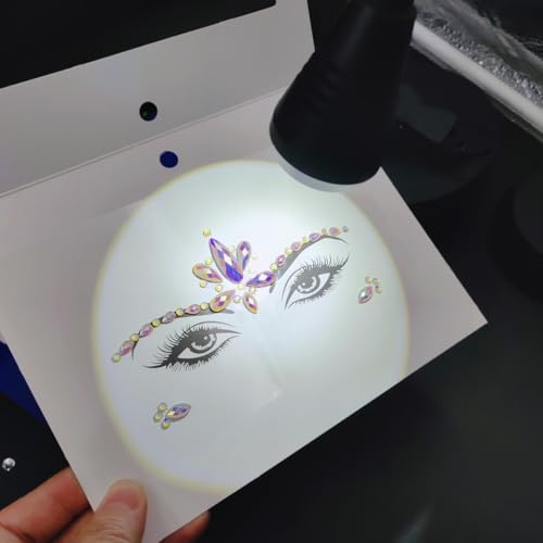 Glow in the Dark Face Jewels Rhinestone Stickers