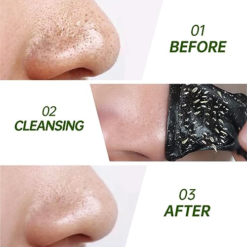 JVR Peel Off Face Mask, Blackhead Remover Mask for Men, Charcoal Peel Off Black Mask, Facial Mask Purifying and Deep Cleansing for All Skin Types 4.23 OZ