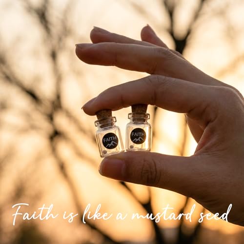 Bulk 30 Have a Little Faith Card Christian Gifts for Women, School Church Wedding Baptism Unique Christian Religious Inspirational Gifts for Women Men(Circle-30)