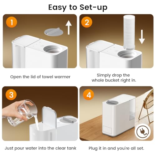 Anaroop Hot Towel Warmer Dispenser with 3 Temperature Settings