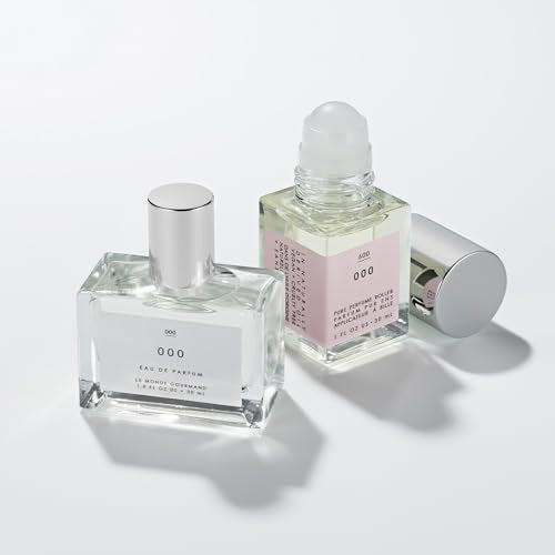 Le Monde Gourmand 000 Perfume Oil - 1 fl oz (30ml) - Woody and Fresh, Sophisticated, Warm Fragrance Notes (Pack of 2)