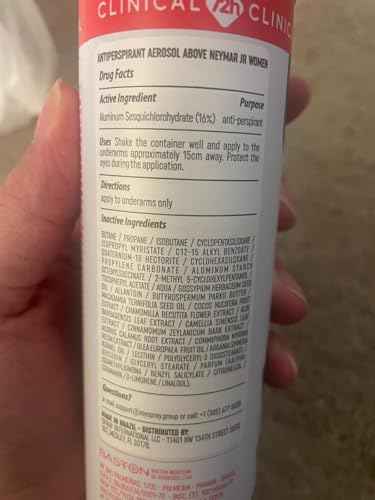 ABOVE 72 Hours Derma Clinical Antiperspirant Deodorant, Neymar Jr Women, 4 Pcs - Deodorant for Men - Mandarin, Cocoa, and Vanilla Notes - Dry Spray