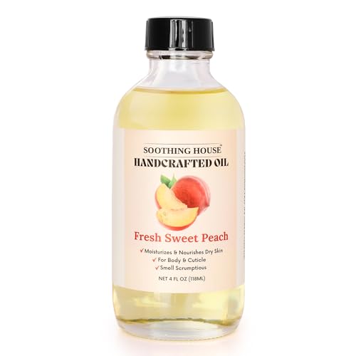 Peach Body Oil with Almond & Jojoba - 4 fl oz