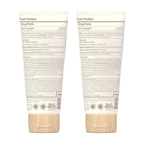 Sun Bum Baby Mineral Sunscreen Lotion | SPF 50 | UVA, UVB Face and Body Protection | Fragrance Free Safe for Sensitive Skin | Travel Size | 3 Ounce | Pack of 2