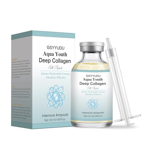 Silk Peptide Powerful Firming Essence, Anti-aging Facial copper peptides Serum, Collagen Boost, Lifting and Moisturizing, 50ml, Unisex