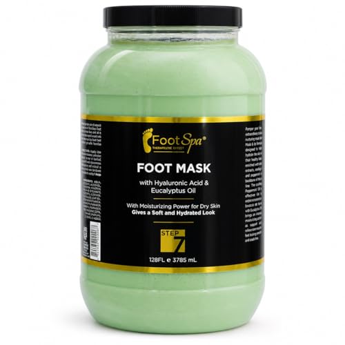 FootSpa Pedicure Recovery Mask - Hyaluronic Acid & Amino Acid, 1 Gallon