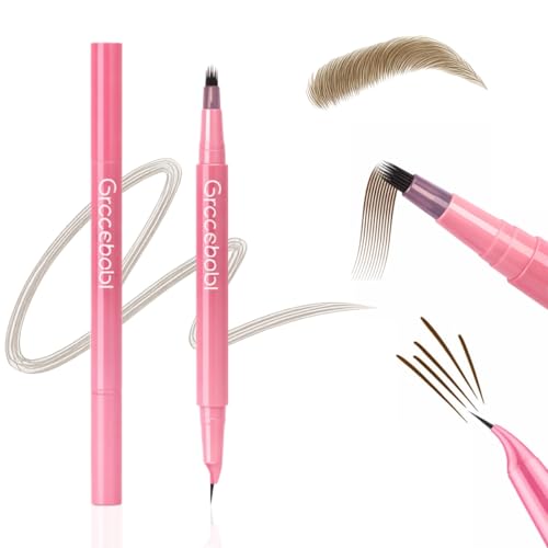 2-in-1 Waterproof Eyebrow Pen with 4D Brush & Precision Tip